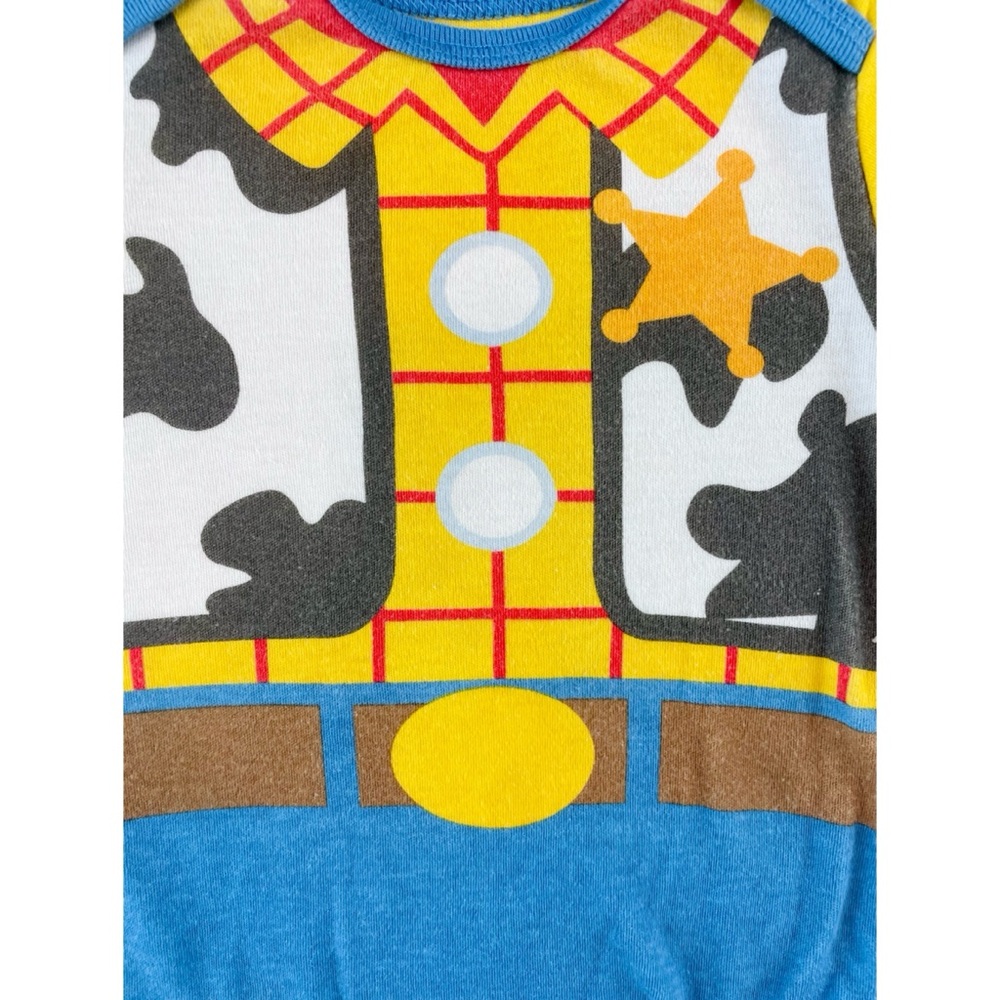 DISNEY • Set of Toy Story Woody & Buzz Lightyear Halloween Costume Onesies, 6-9M - Picture 5 of 16